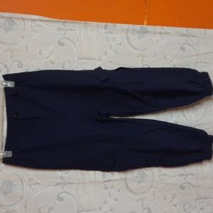 NWOT WOMEN stretch Cargo pants. Size: M...Navy Blue